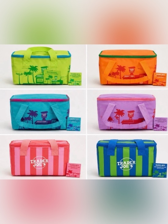 Trader Joe'S Handbags - Set Of 6 Trader Joes Mini Insulated Summer Bags